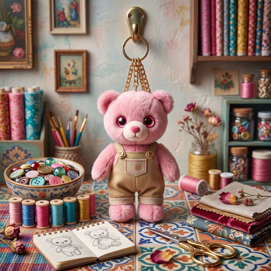 Soft Toy Keychain KR-1717