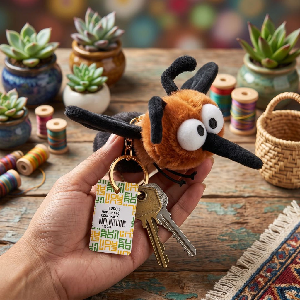 Bee Soft Toy Keychain