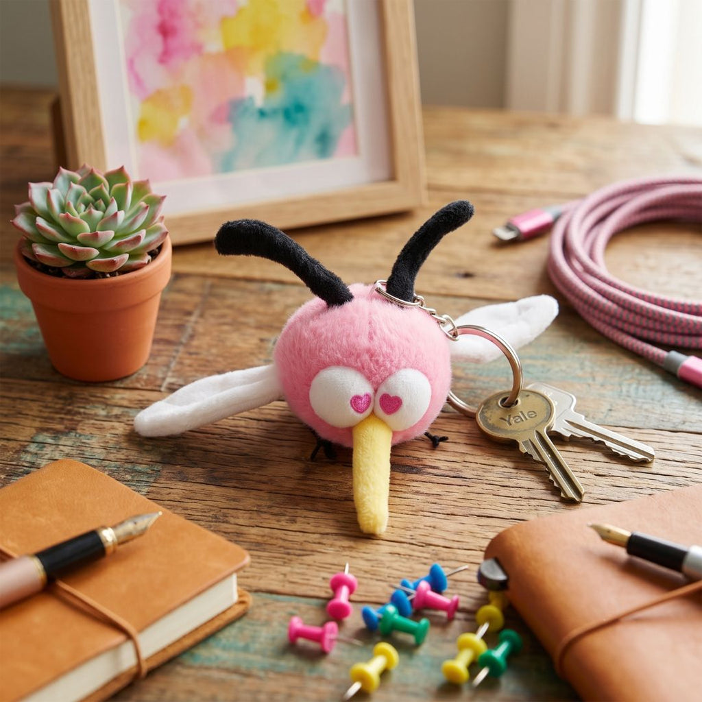 Bee Soft Toy Keychain