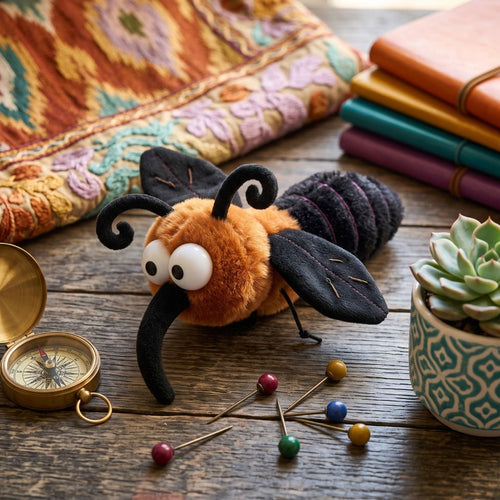 Bee Soft Toy Keychain